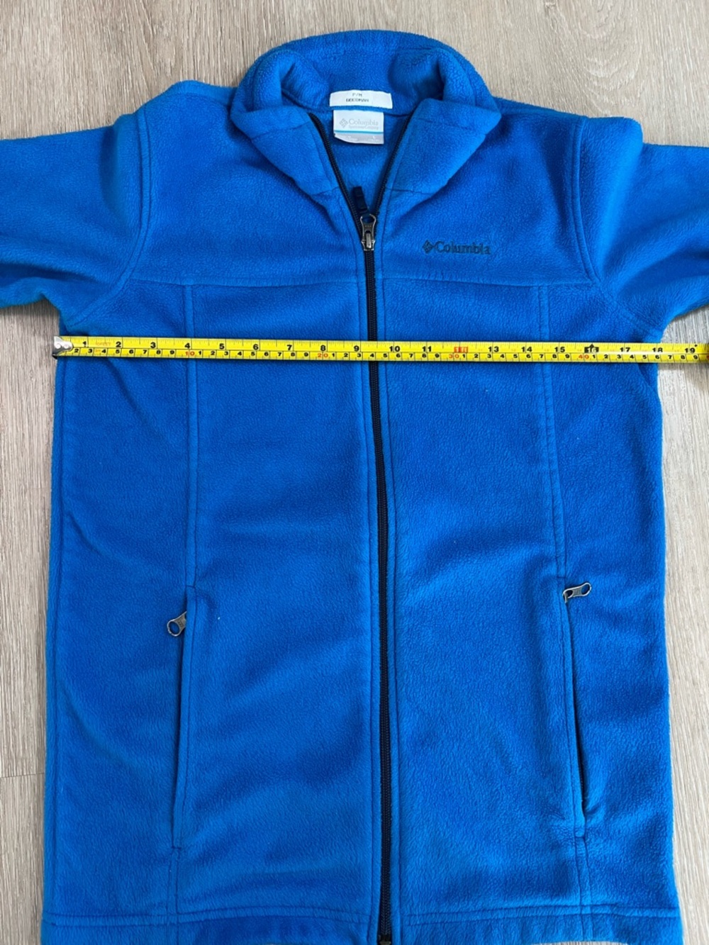 Youth Columbia Blue Full-Zip Fleece Jacket - Picture 6 of 8